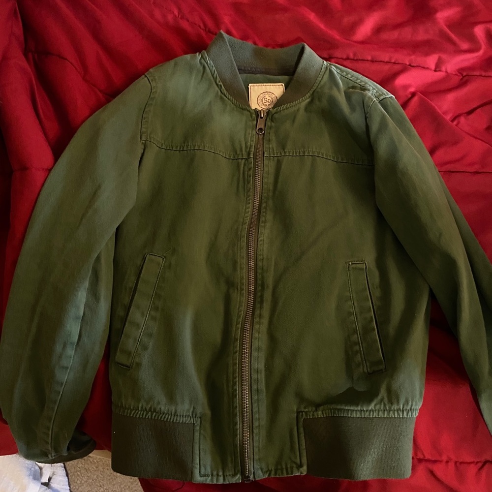 Green Zip Up